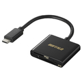 バッファロー USB3．2Gen1Type-C カードリーダー SD/microSD ブラック BSCR110U3CBK