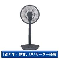 YUASA DCモーター搭載リビング扇風機 グレー YT-D3493GFR(H)