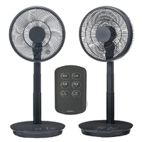 YUASA YT-D3493GFR(H) DCモーター搭載リビング扇風機 グレー