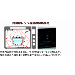 イシガキ ガス&レンジ対応 炊飯土鍋3合 4360ｽｲﾊﾝﾄﾞﾅﾍﾞ3ｺﾞｳ-イメージ3