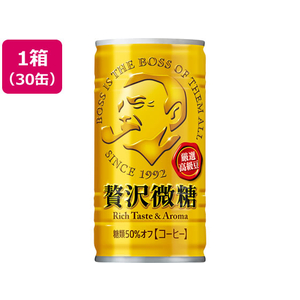 サントリー BOSS(ボス) 贅沢微糖 185g×30缶 1箱(30缶) F294594-イメージ1