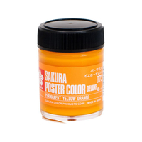 サクラクレパス ポスターカラー デラックス パーマネントイエローオレンジ 45ml FCB2591-PWD45ML#073