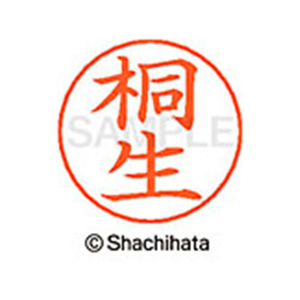 シヤチハタ ネームペン用ネーム シルバー 既製 桐生 FC46699-X-GPS-0928-イメージ1