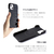 ABBI SIGNATURE iPhone 16 Pro用LIPARI イタリアンレザー MagSafe対応バックカバー ネイビー ABS27360I16PR-イメージ11