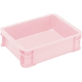 ヒシ/S型コンテナ パステルピンク 有効内寸312×237×83mm FCA046W-3689340