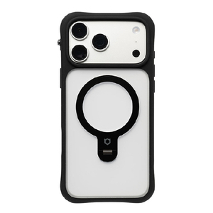 Ｈａｍｅｅ iPhone18 Pro Max/17 Pro Max用 MAGSYNQ ｽﾀﾝﾄﾞｹｰｽ IFACE LEANY ブラック 41-193604-イメージ1
