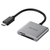 バッファロー USB3．2Gen1Type-C カードリーダー SD/microSD シルバー BSCR110U3CSV-イメージ1