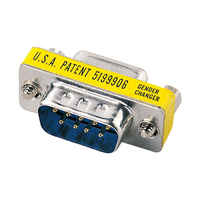 サンワサプライ ジェンダーチェンジャー(D-sub9pinコネクタオスメス) AD9S-MFK