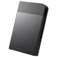 BUFFALO ICカード対応 耐衝撃・防雨防塵ハードウェア暗号化機能搭載 USB3．0用 ポータブルSSD(480GB) ブラック SSD-PZN480U3-BK