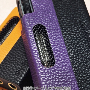 shanling UA7専用PUレザーケース ブラック・パープル UA7CASEPRP-イメージ10