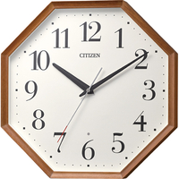 リズム時計 電波掛け時計 CITIZEN 色半艶仕上(ベージュ) 8MY529-006