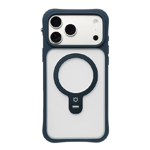 Ｈａｍｅｅ iPhone18 Pro Max/17 Pro Max用 MAGSYNQ ｽﾀﾝﾄﾞｹｰｽ IFACE LEANY ネイビー 41-193611-イメージ1