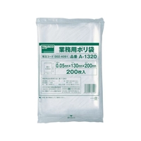 トラスコ中山 TRUSCO 小型ポリ袋 縦200×横130×t0.05 200枚入 透明 FC672GF-0024091