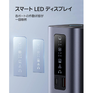 Baseus Spacemate 11-in-1 ドッキングステーション (WIN) トリプルディスプレイ対応 Space Grey B0056810181300-イメージ6
