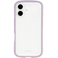 NATURAL　design iPhone17用 背面型ケース CHROME-CLEAR ココア IP25-61-CHC10