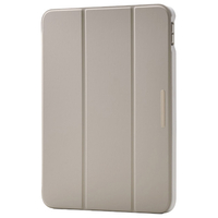 エレコム iPad(A16) フラップケース 薄型軽量 CHIC STYLE スリープ対応 グレージュ TB-A25RWVJM3GB