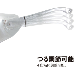 ＹＡＭＡＭＯＴＯ 一眼型セーフティグラス レンズ色クリア テンプルカラークリア ＪＩＳ規格品 YAMAMOTO 一眼型保護メガネ SN-730CLA-イメージ4
