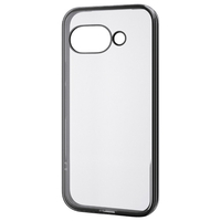 エレコム Google Pixel 9a ソフトケース サイドメッキ メタリックブラック PM-P251UCTMBK