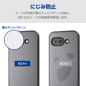 エレコム Google Pixel 9a ソフトケース サイドメッキ メタリックブラック PM-P251UCTMBK-イメージ4