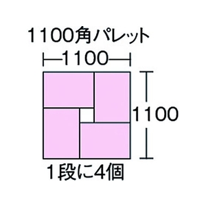 三甲 ボックス型コンテナー 203803 サンボックス#37 オレンジ FC352GY-3424138-イメージ2