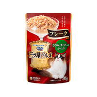 ユニ・チャーム 銀のスプーン 三ツ星グルメ パウチフレーク ささみ・まぐろ入りかつお 35g FC34944