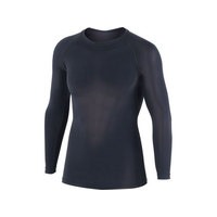 おたふく手袋 冷感・消臭 パワーストレッチ 長袖クルーネック 黒 M FCE221Z