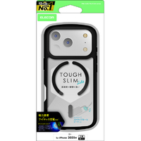 エレコム iPhone17 Pro用TOUGH SLIM LITE ケース フレームカラー MAGKEEP ブラック PM-A25CTSLFCMBK