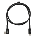 アイネックス PD240W対応 USB2．0 Type-Cケーブル C横L型 - C 1m ブラック U20CC-LM10P24