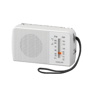 コイズミ AM/FMラジオ ホワイト SAD-7229/W コイズミ AM/FMラジオ ホワイト SAD-7229/W