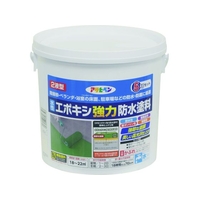 アサヒペン 水性エポキシ強力防水塗料 5KGセット ホワイト FC097HX-1951406