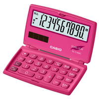 カシオ カラフル電卓 ビビッドピンク SL-C100C-RD-N