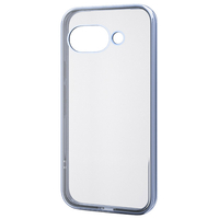 エレコム Google Pixel 9a用ソフトケース サイドメッキ メタリックペールブルー PM-P251UCTMBU