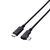 エレコム USB Type-C&trade;ケーブル やわらかL字タイプ 1．5m ブラック U2C-CCLY15NBK-イメージ1