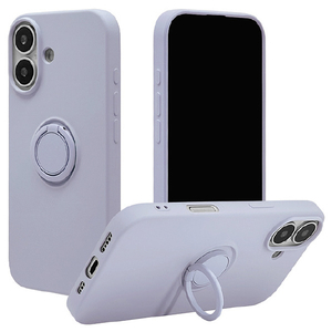 ラスタバナナ iPhone 17用TPUリングケース スモーキーブルー 8938IP5ATPRSBL-イメージ1