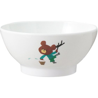 関東プラスチック工業 メラミン食器 くまのがっこう「ジャッキーのたからもの」飯椀 身 FC008LD-1263070