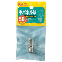 エルパ 中パネル球 E12口金 5W クリア 1個入り G3007HC