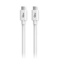 エレコム USB4ケーブル(Type-C-TypeC) 0．8m ホワイト USB4-CC5P08WH