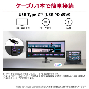 LGエレクトロニクス LGエレクトロニクス LG UltraWide Monitor/34型 34U640B-B-イメージ4