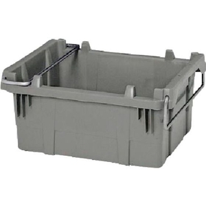 積水テクノ成型 TH型コンテナ(取っ手付) TH-25 グレー グレー25457346202 FC497GY-8362534-イメージ1