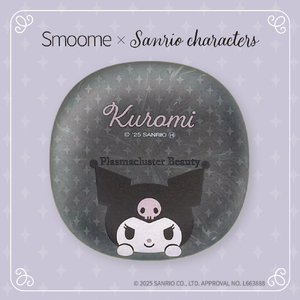 シャープ 【数量限定】プラズマクラスター　ヘアブラシ　SMOOME（スムーミー）サンリオキャラクターズ＜クロミVer.＞ グラファイトブラック IB-B1S-B-イメージ1