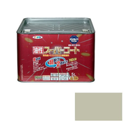 アサヒペン 油性スーパーコート 5L ソフトグレー FC256NV