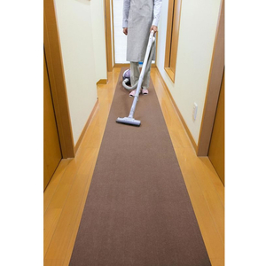 サンコー おくだけ吸着ロングマット60×600cm ブラウン FCF625V-イメージ6