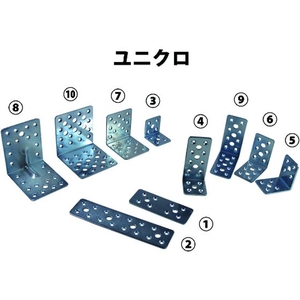 ダイドーハント マルチ金物 L型 ブロンズ 2.3×60×65×65 FC700ET-8586066-イメージ3