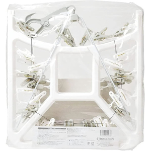 ストリックスデザイン WHITE LAUNDRY 角ハンガー ピンチ42P FCG884V-SB-093-イメージ6