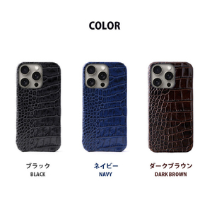 ABBI SIGNATURE iPhone 16 Pro用LIPARI イタリアンレザー MagSafe対応バックカバー ダークブラウン ABS27363I16PR-イメージ14