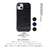 ABBI SIGNATURE iPhone 16 Pro用LIPARI イタリアンレザー MagSafe対応バックカバー ダークブラウン ABS27363I16PR-イメージ5