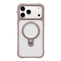 Ｈａｍｅｅ iPhone18 Pro Max/17 Pro Max用 MAGSYNQ ｽﾀﾝﾄﾞｹｰｽ IFACE LEANY モカベージュ 41-193635