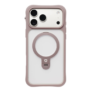 Ｈａｍｅｅ iPhone18 Pro Max/17 Pro Max用 MAGSYNQ ｽﾀﾝﾄﾞｹｰｽ IFACE LEANY モカベージュ 41-193635-イメージ1