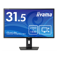 iiyama 31．5型液晶ディスプレイ ブラック XB3270QSU-B1