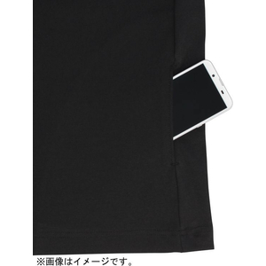 おたふく手袋 5分袖クールTシャツ 黒 L FCE222Z-イメージ2
